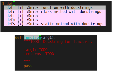 Neovim autocomplete snippets